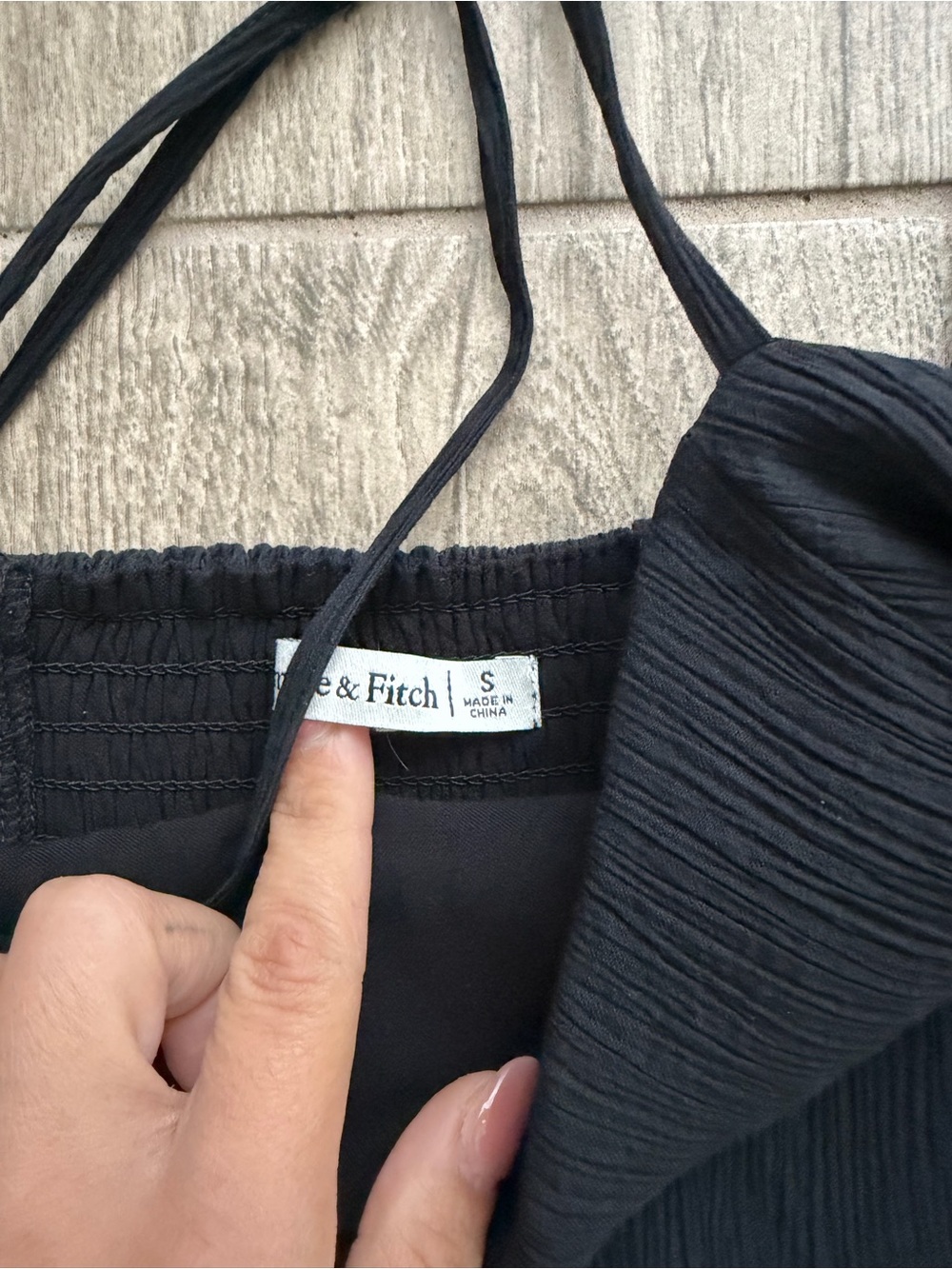 Abercrombie & Fitch Black Wide Leg Pants - Picture 5 of 5
